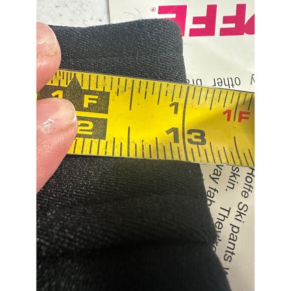 NEW Roffe Womens VTG Jett Ski Pant Size 10 Regular Black Stretch Stirrup 90s C2 - Picture 6 of 7
